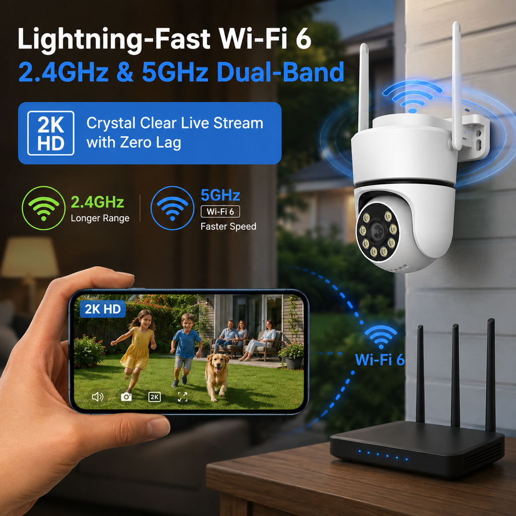 YOOSEE HPC03 2K PTZ Outdoor Security Camera